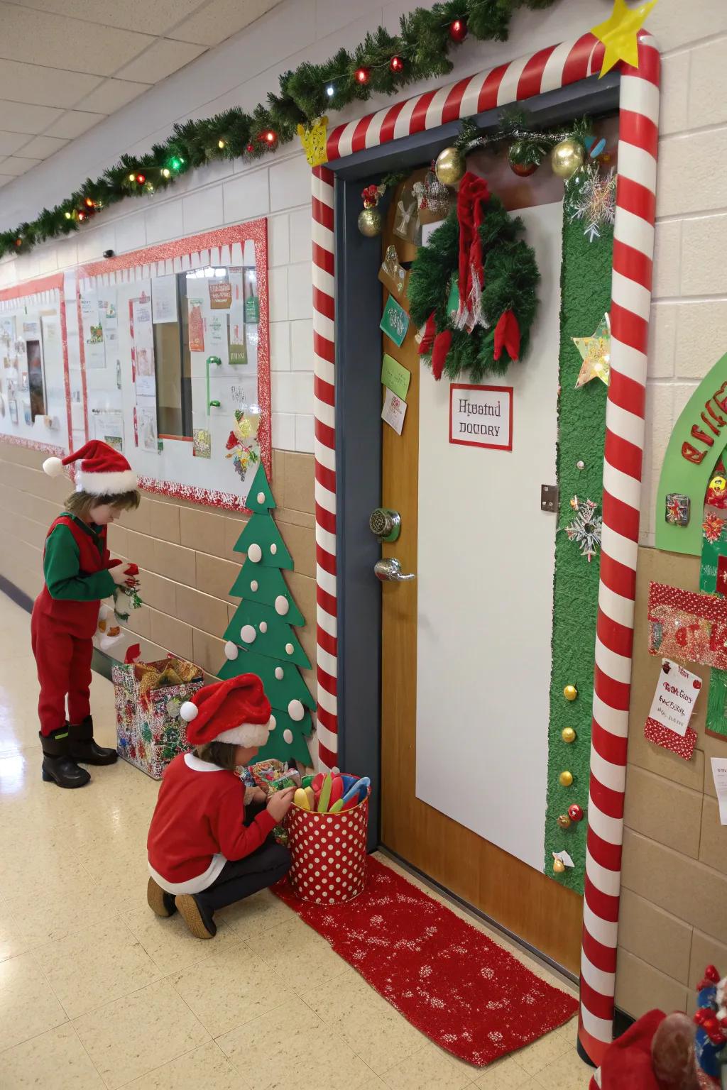 Petite Mythical Beings Industrious at Santa's Fabrication Center!