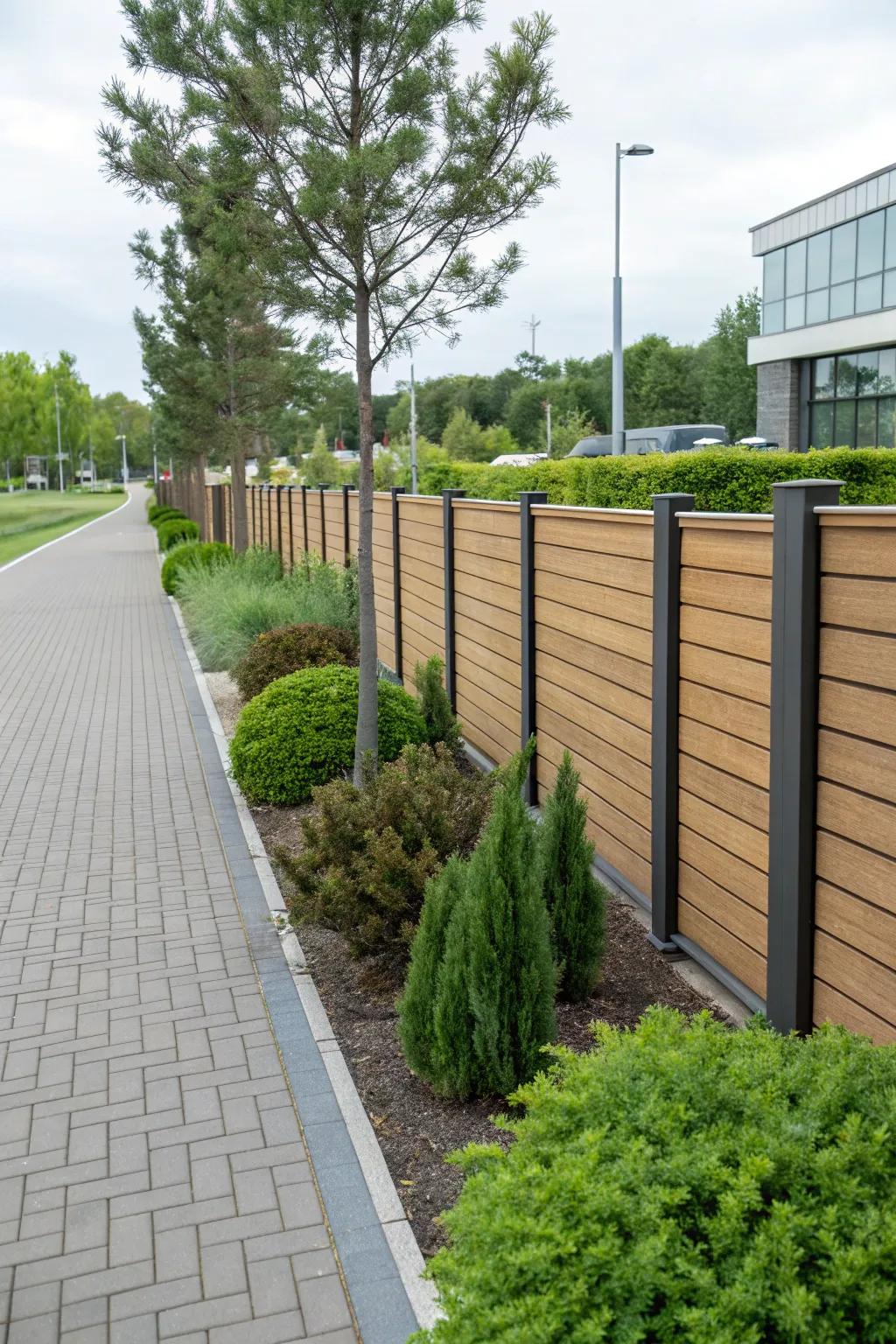 Composite fences deliver eco-friendly robustness and beauty.