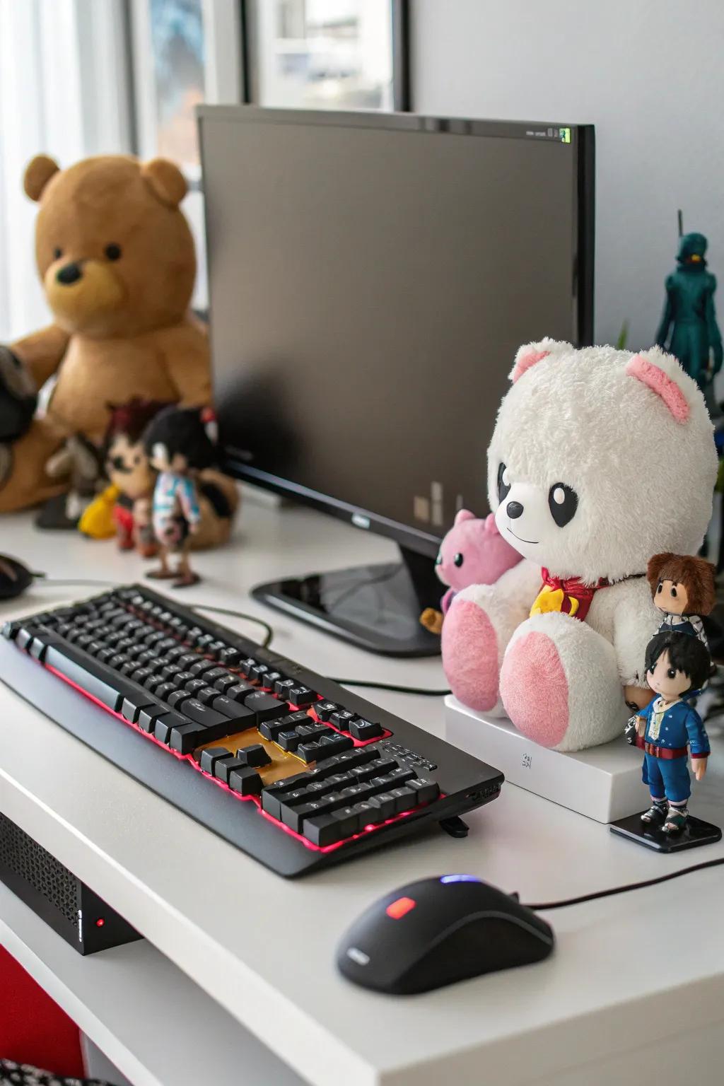 Themed accessories personalize your PC setup.