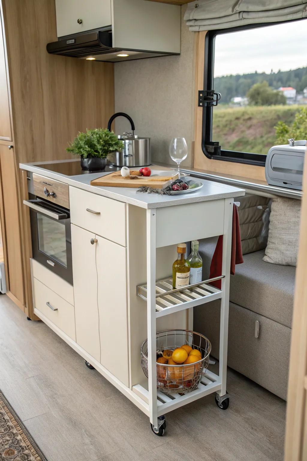 Compact elegance in small kitchen spaces.