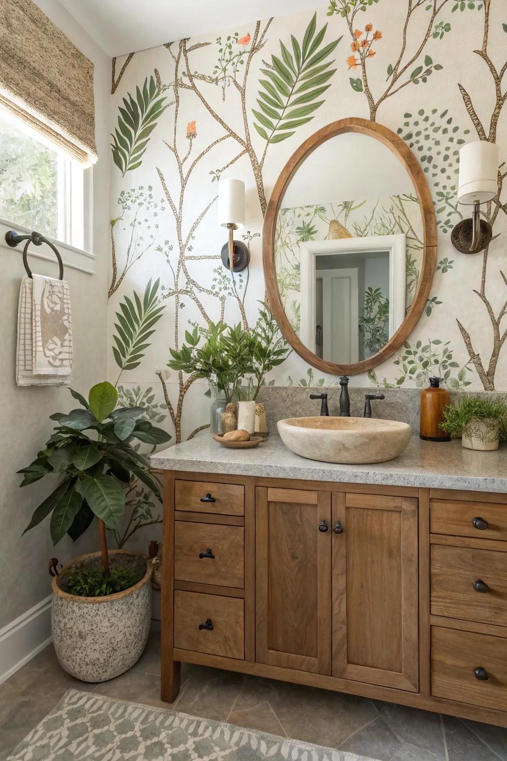 Nature-inspired layouts bring serenity and timelessness to your washroom.