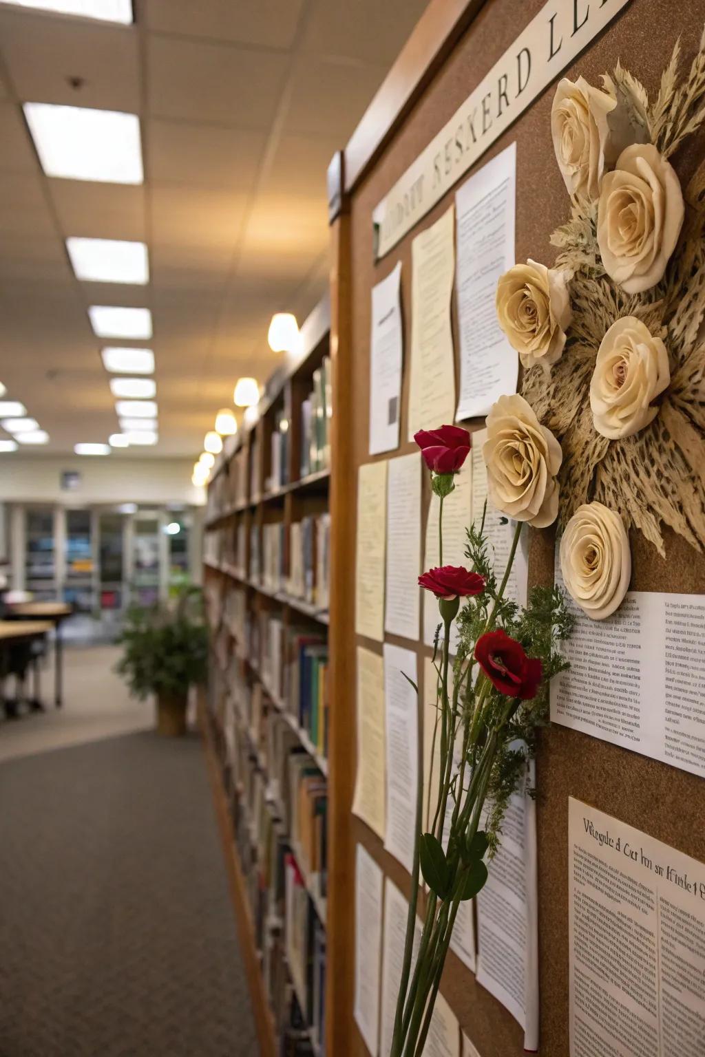 A book garden blooms with literary adventures waiting to be explored.