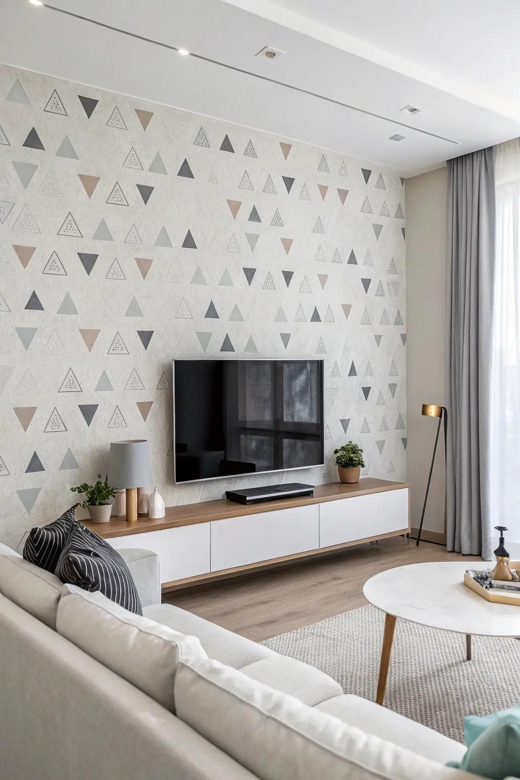 Minimalist wallpaper designs blend simplicity with flair.