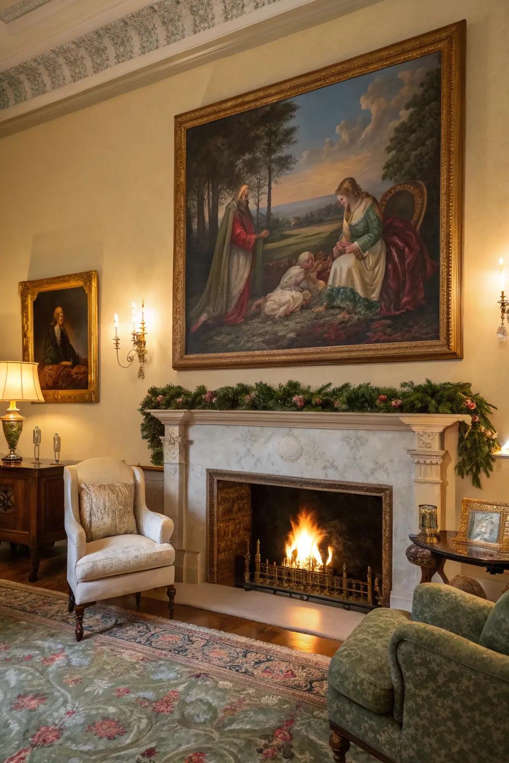 Images from the Bible in art bring a storytelling element to any house.