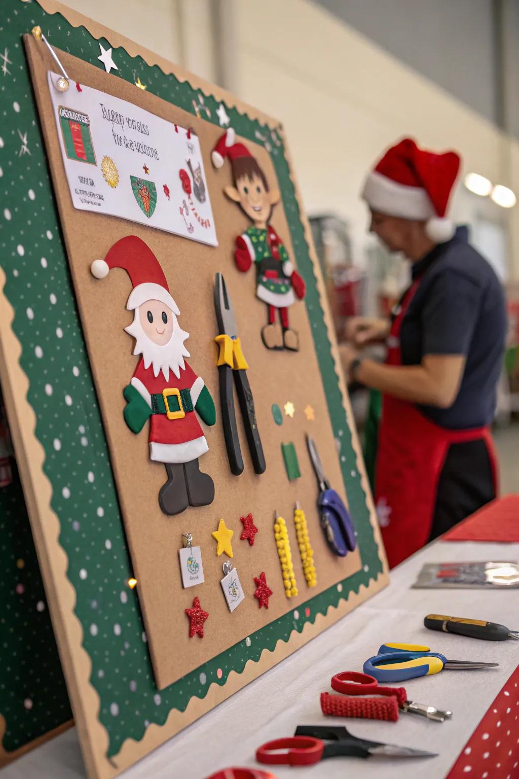 Step into the whimsical world of Santa’s Workshop.