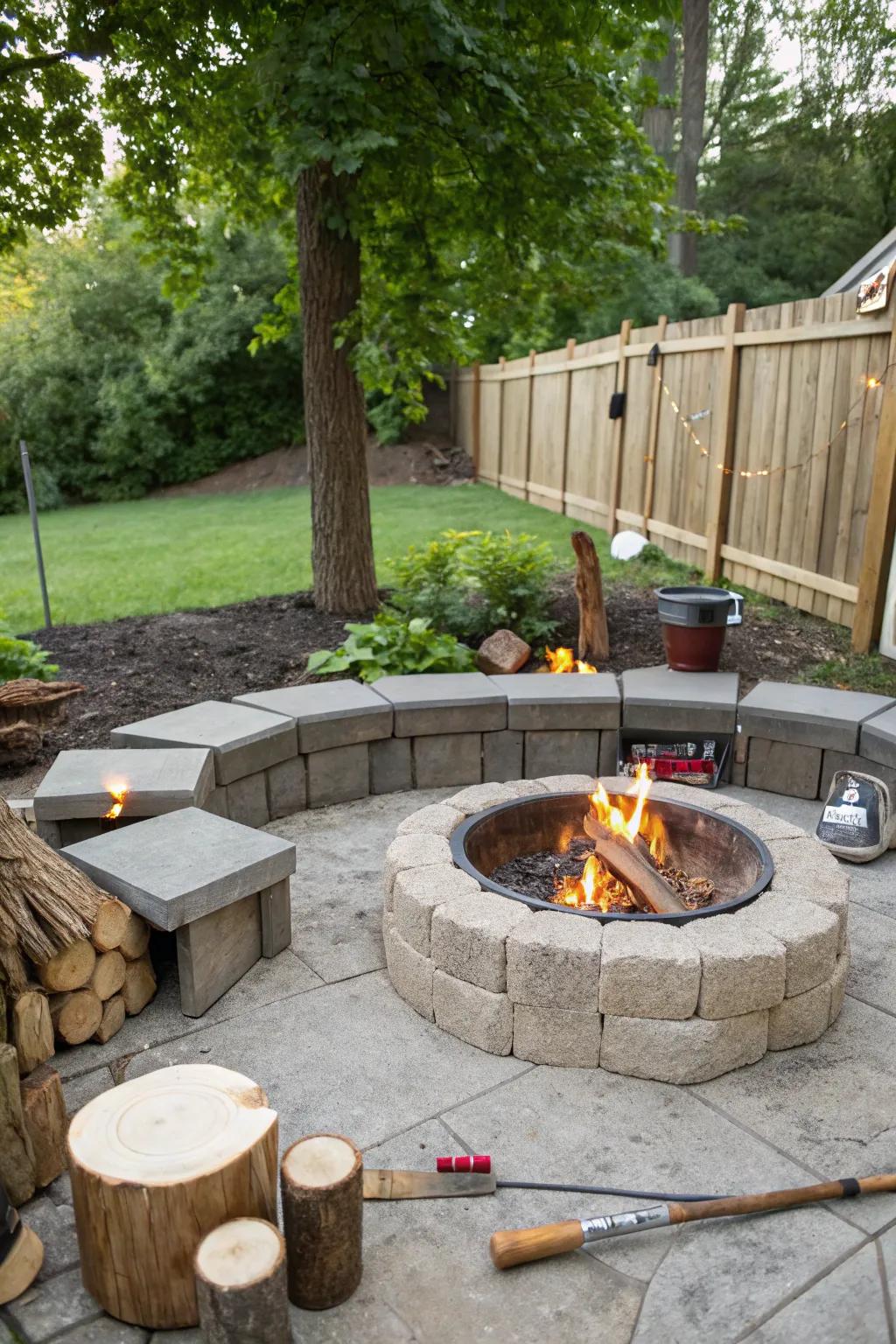 Customize your look with DIY concrete capstones.