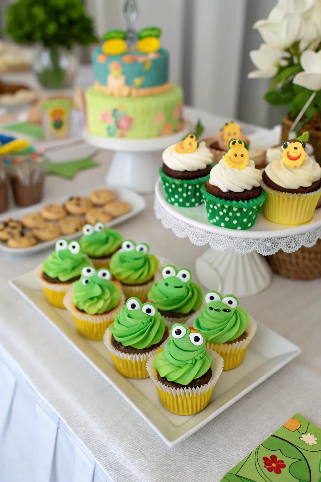 Leap Year cupcakes constitute a sweet supplement to your festivity.