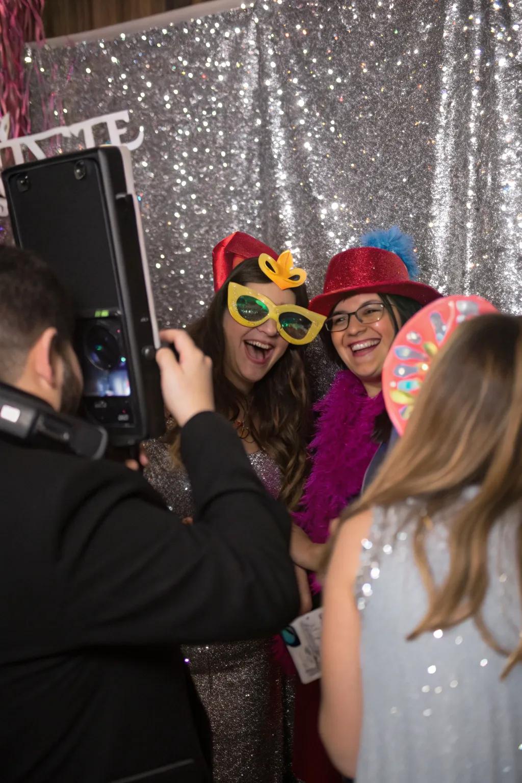 Create lasting memories with a fun and engaging photo booth.