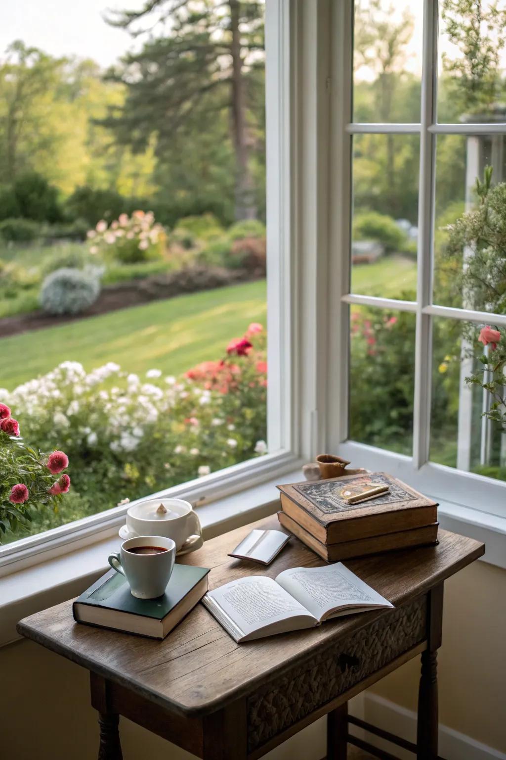Let natural light enhance your workspace for an inviting atmosphere.