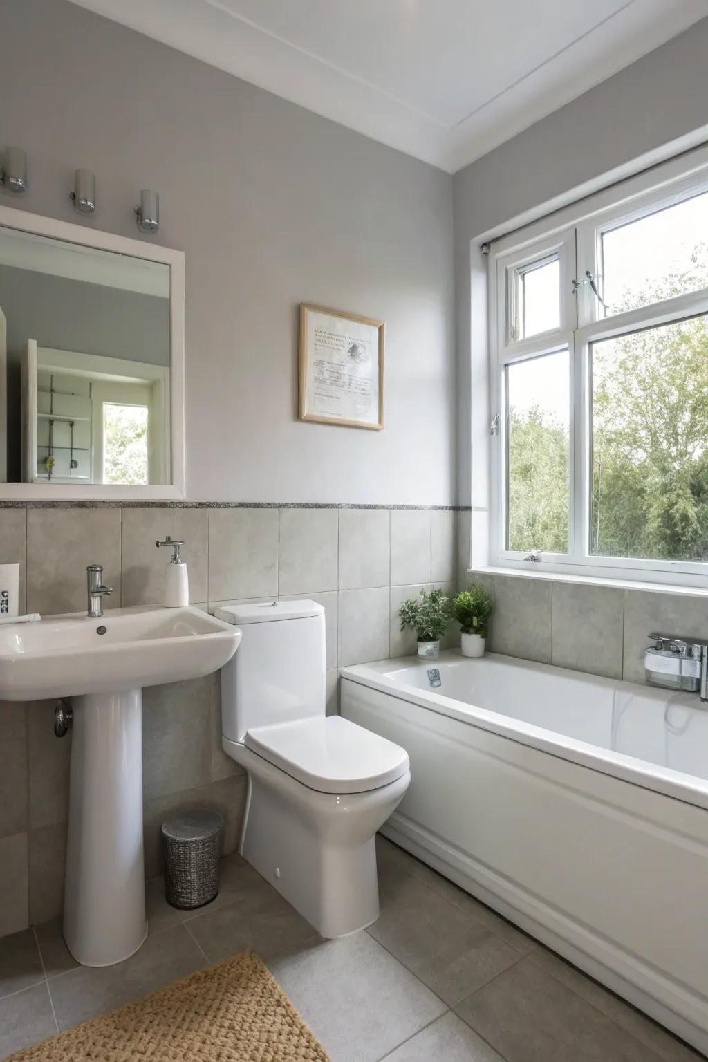 Minimalism in bathrooms promotes peace and mindfulness.