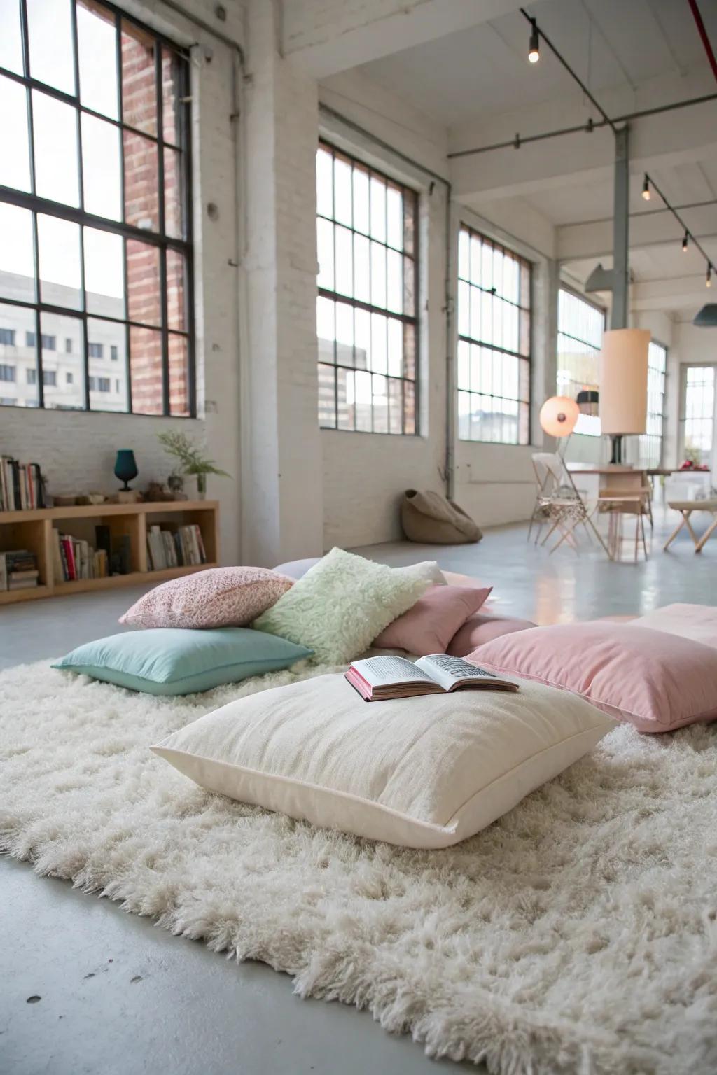 Lofts offer a peaceful escape for reading and relaxation.