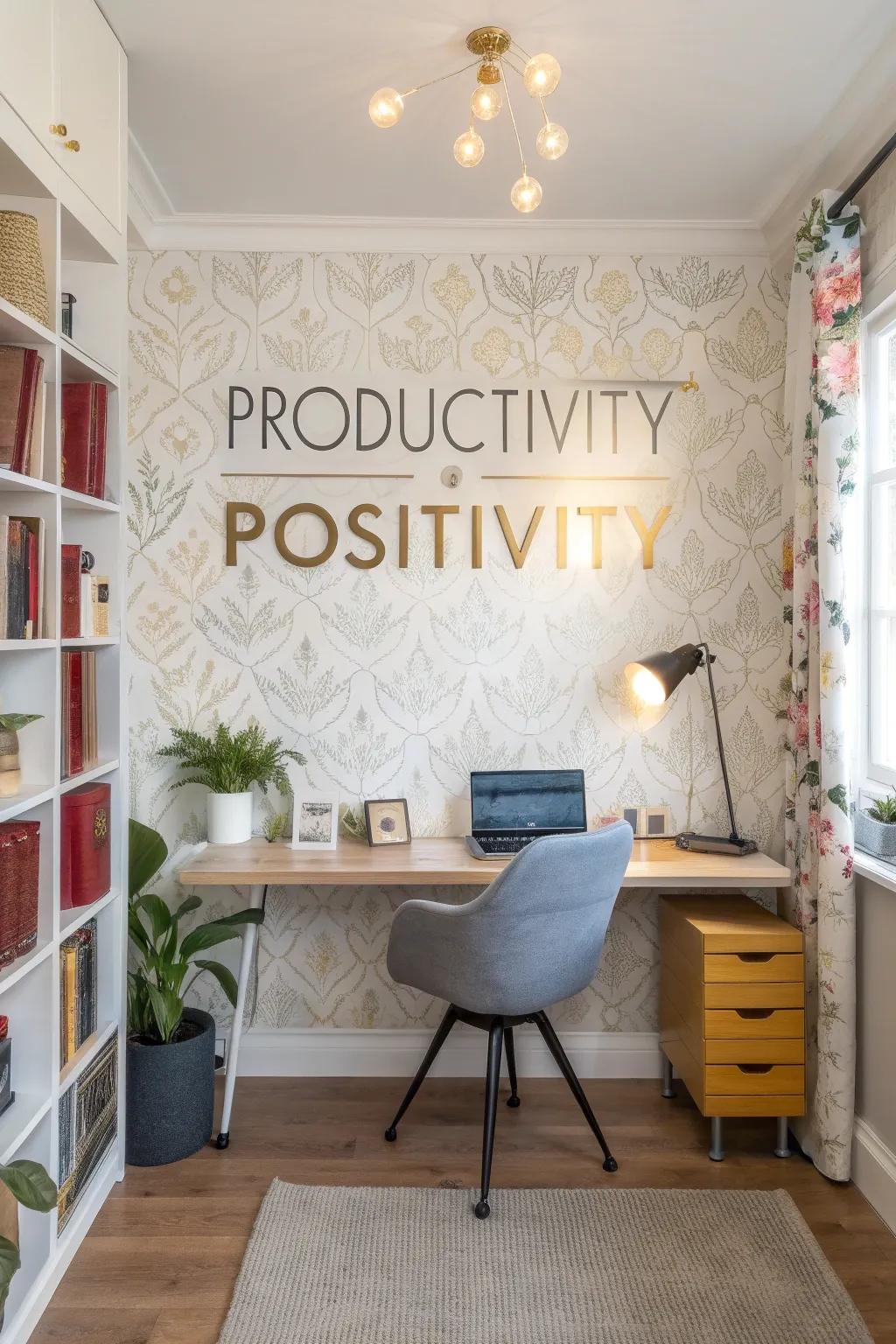 Inspiring quotes have the power to turn your walls into a wellspring of daily motivation.