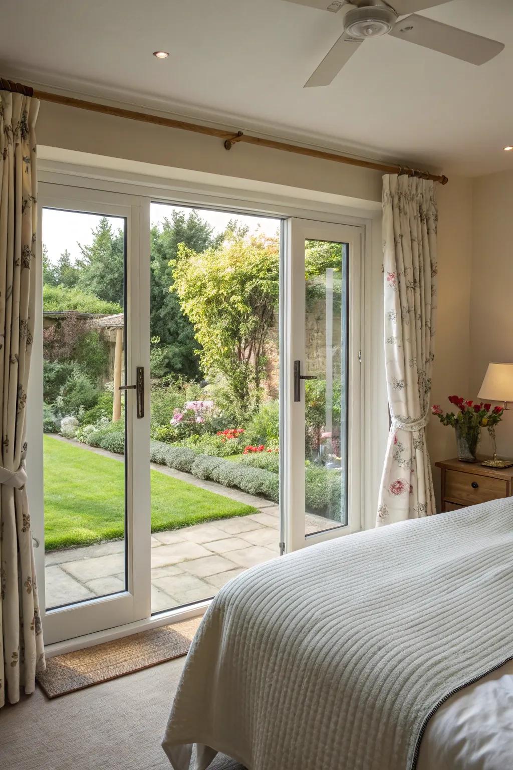 Bi-fold doors offer the flexibility to transform your indoor space.