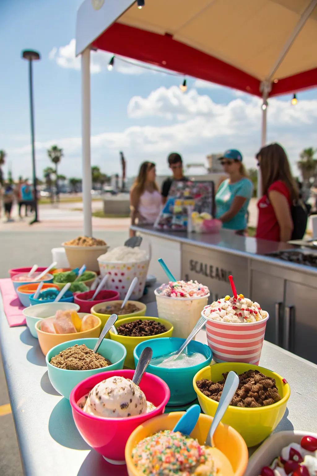 Cool down with a fun and interactive Ice Cream Social.