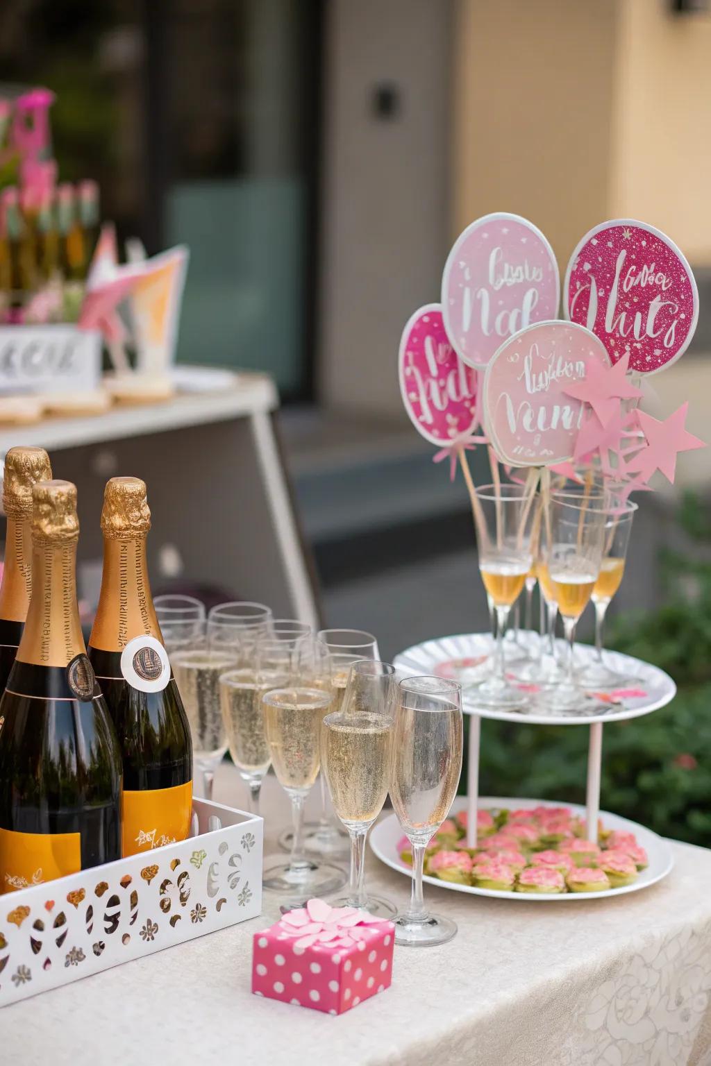 Chic party decor items add a touch of class to your celebration.