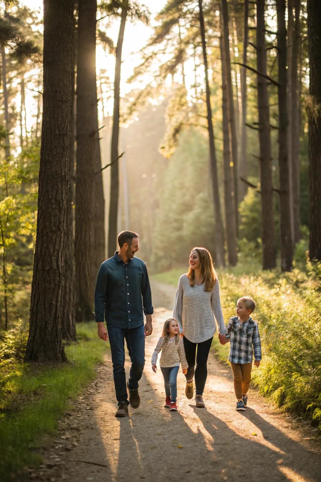 Discover the tranquility of the natural world through a woodland family meander.