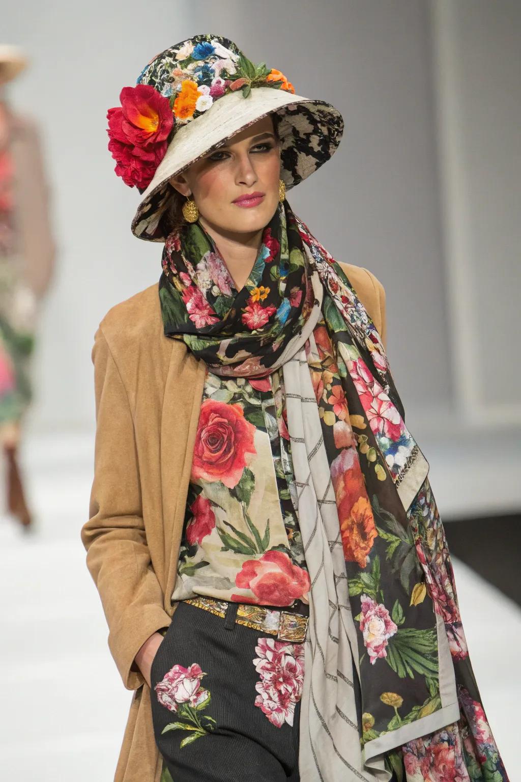 Step out in style with bloom-inspired fashion accessories.