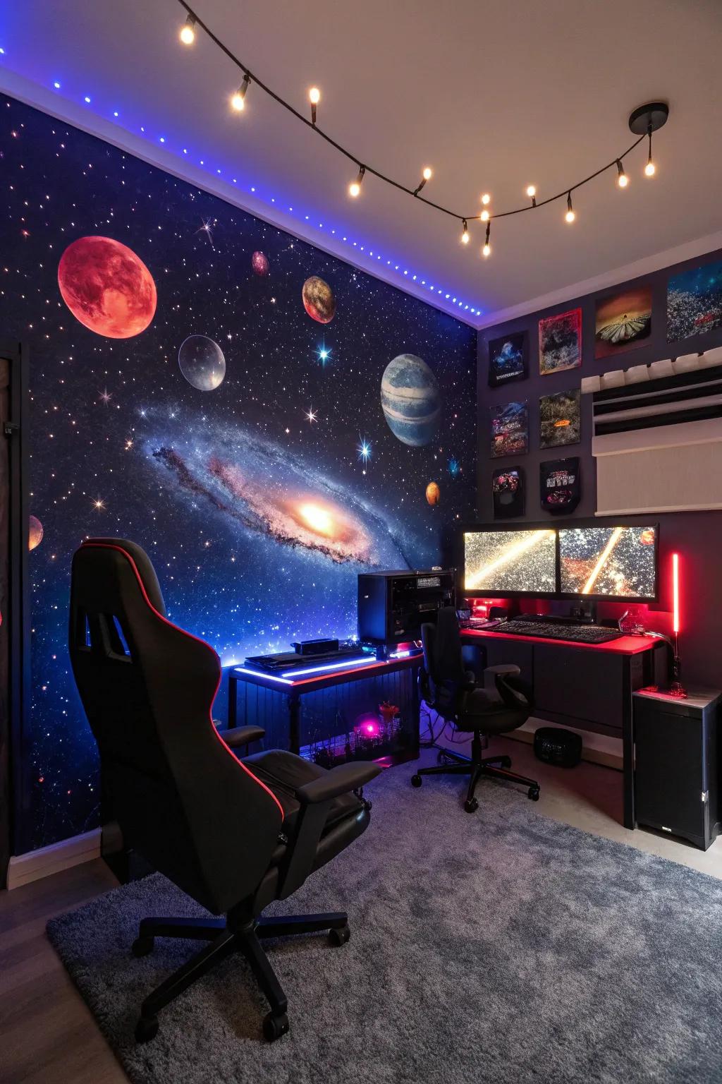 Turning your gaming area into another realm is possible with a thematic design.