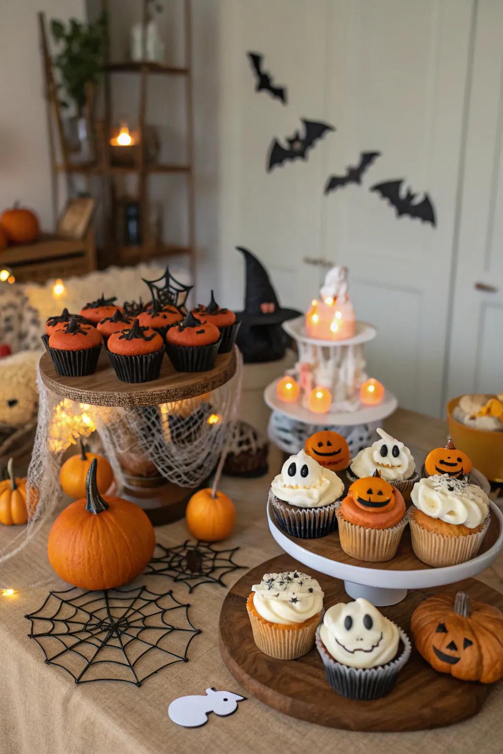 Delight your guests with a themed dessert spread.