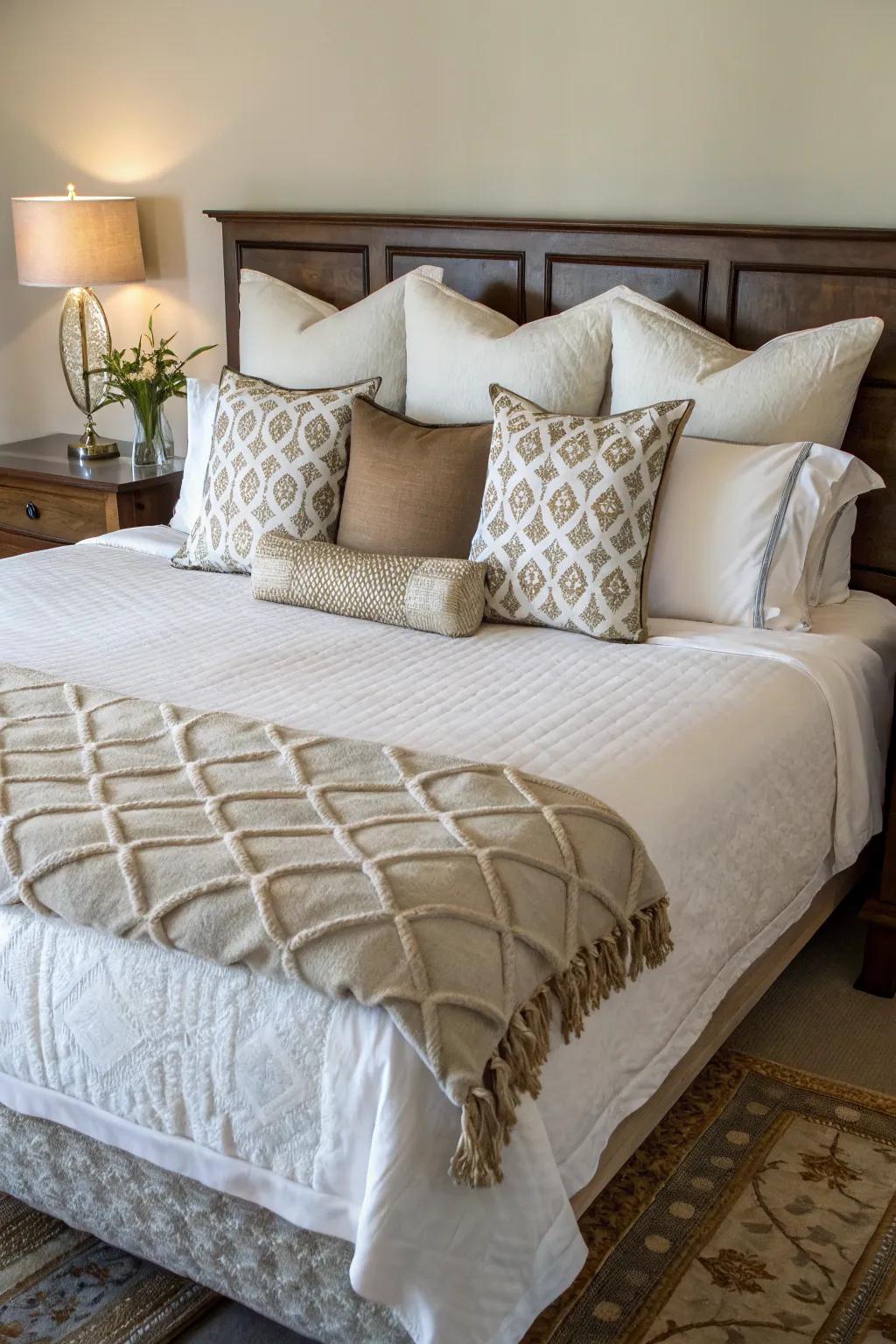 Equilibrium introduces a sense of order and peace to your bed.