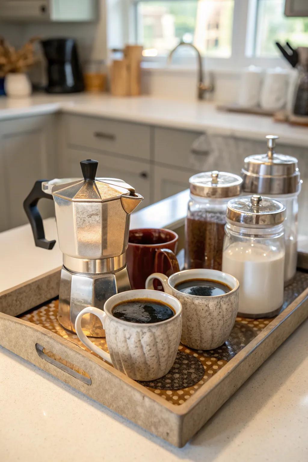 An exclusive coffee precinct renders morning rituals a source of pleasure.