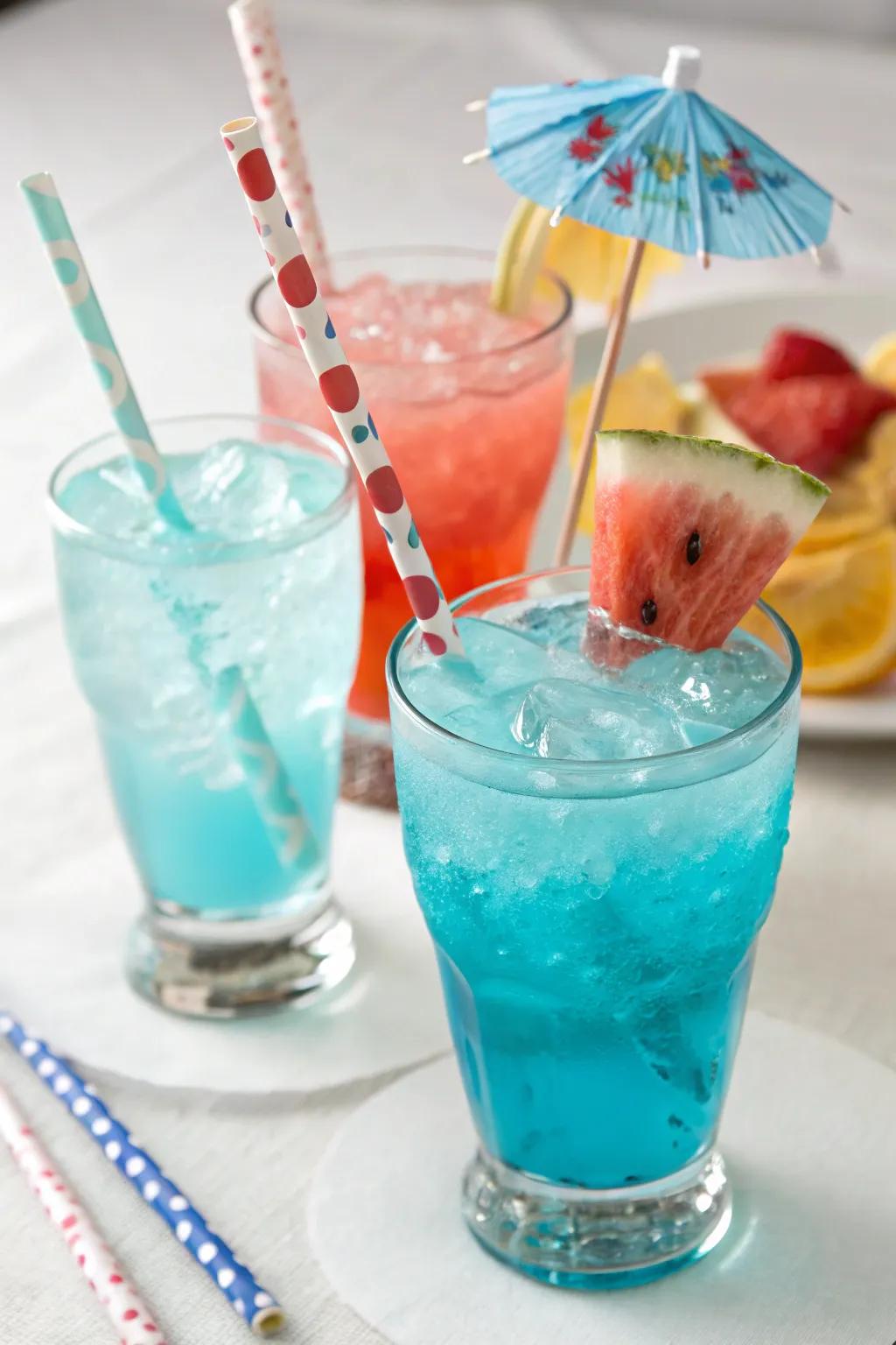 Marine-hued elixirs that are as invigorating as they are aesthetically pleasing.
