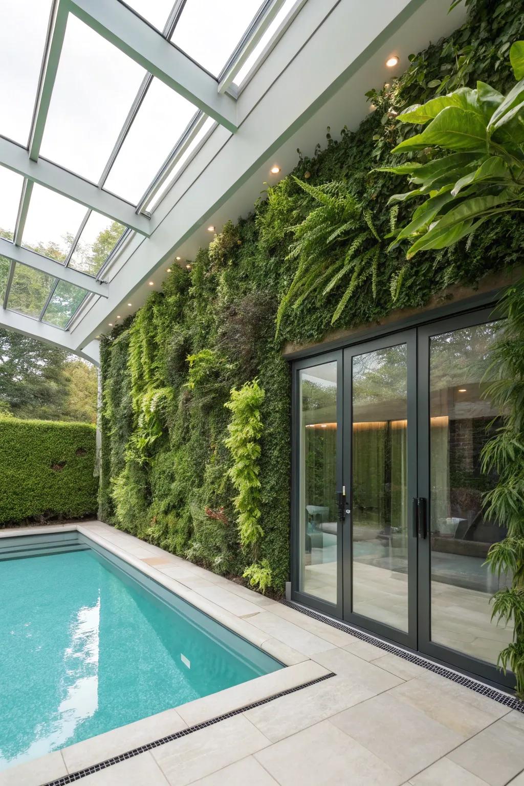 Upright gardens propose a refreshing, inherent privacy solution.