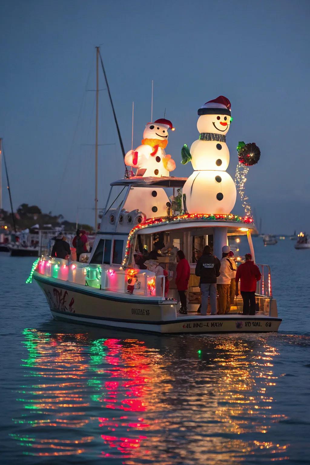 A merry gathering of holiday characters, delighting young and old alike.