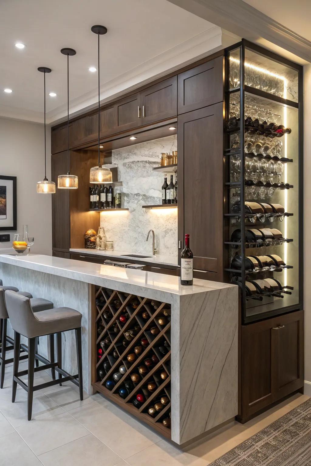 Customizable racks adapt to your expanding assortment.