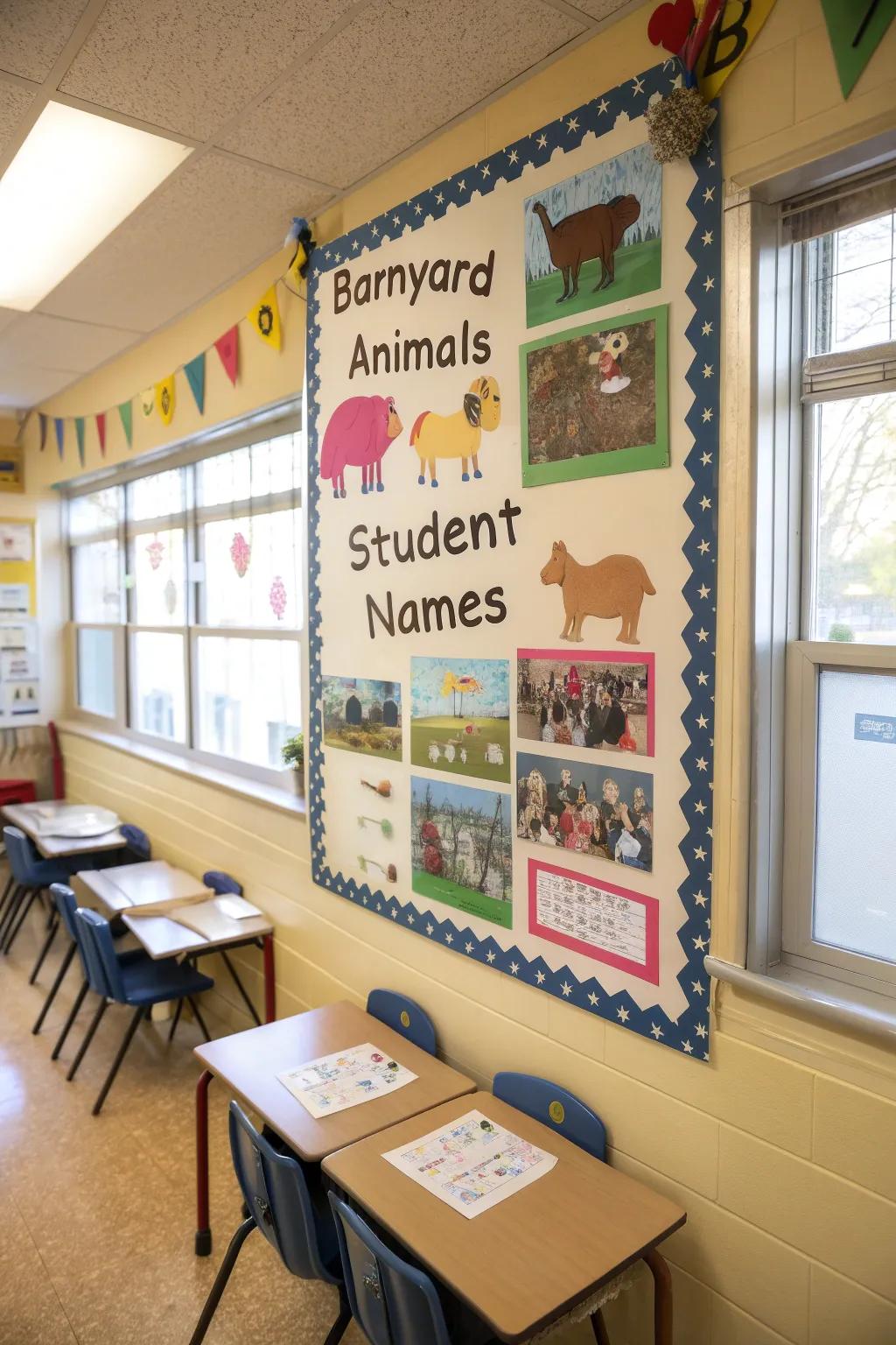 A 'Barnyard Companions' board that fosters community
