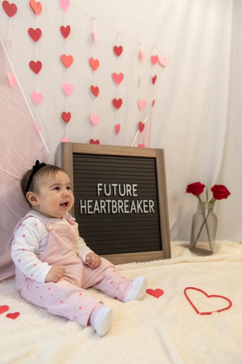 A playful prediction of your baby's charming future.