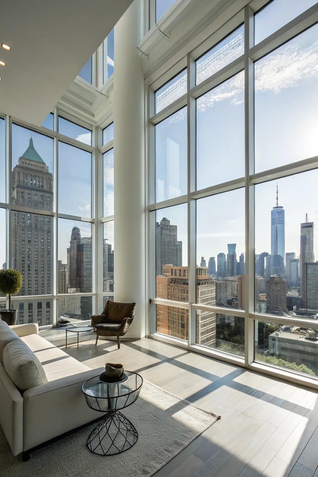 Making the most of natural light creates a breezy and open atmosphere.