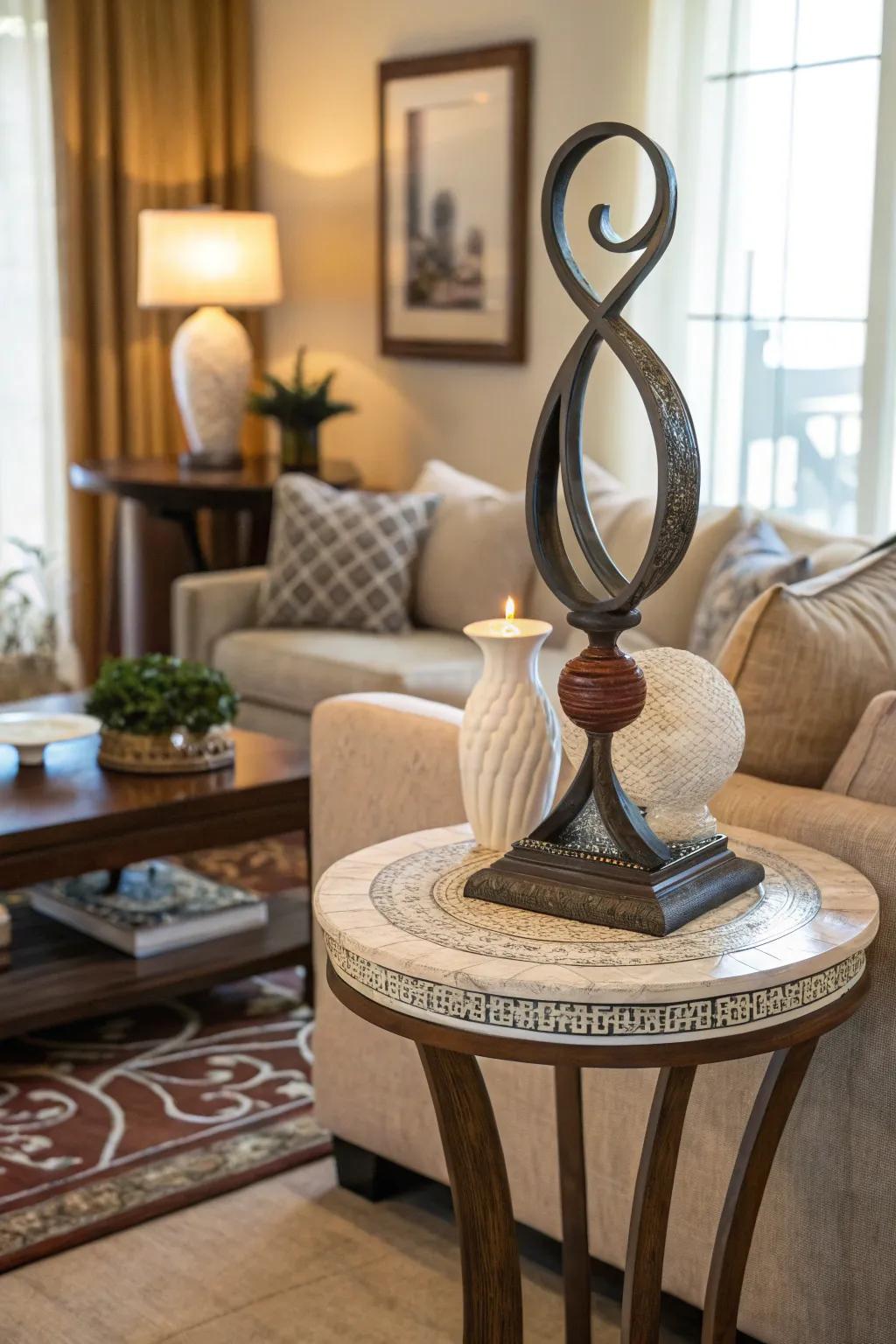 Make your declaration with that remarkable sculpture.