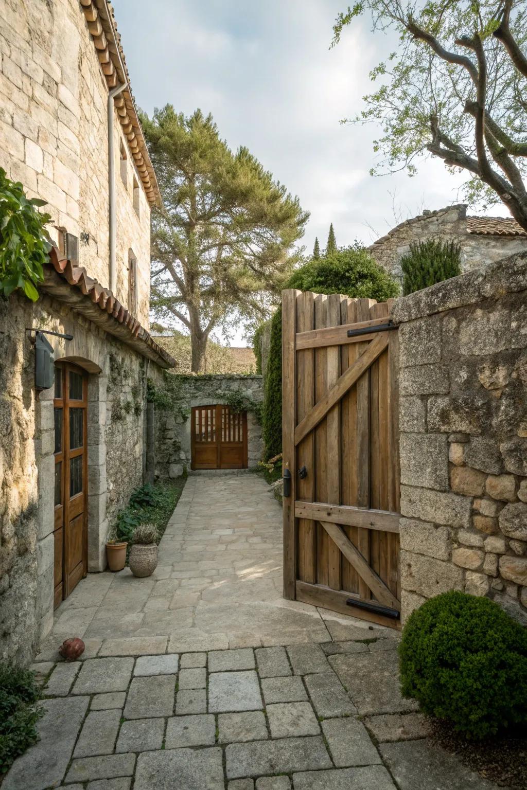 Natural materials bring harmony and cohesion.