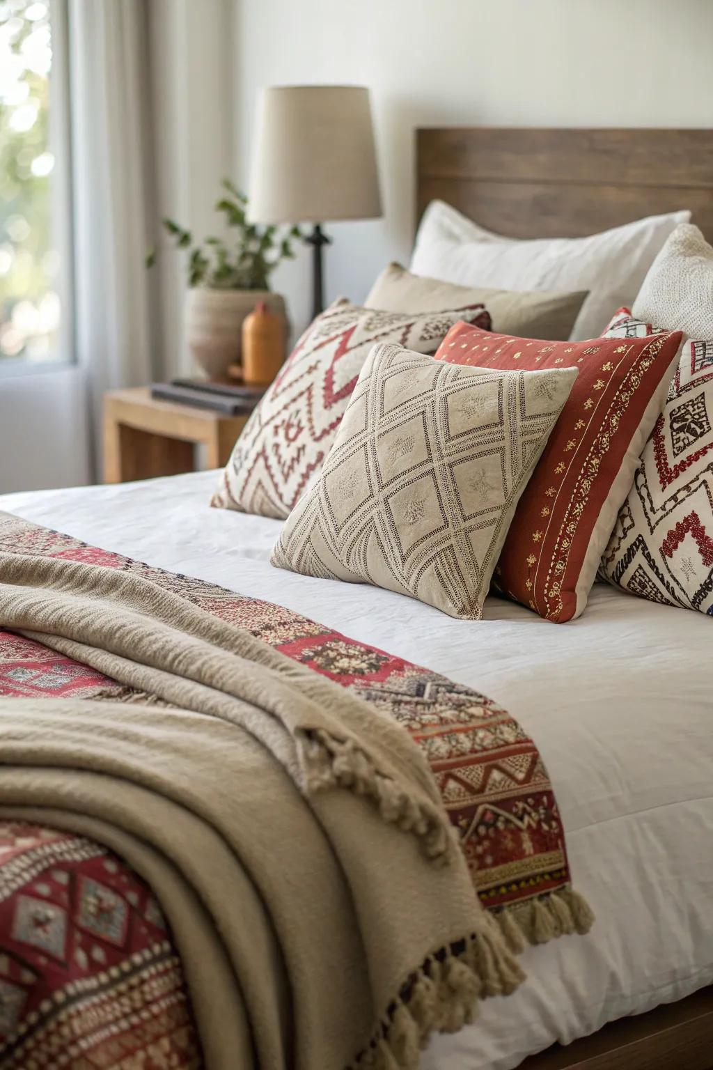 Illustrations introduce individuality and charm to your bed.