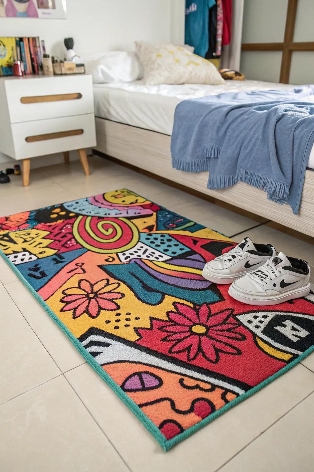 Rugs that bring streetwear patterns to your floor.