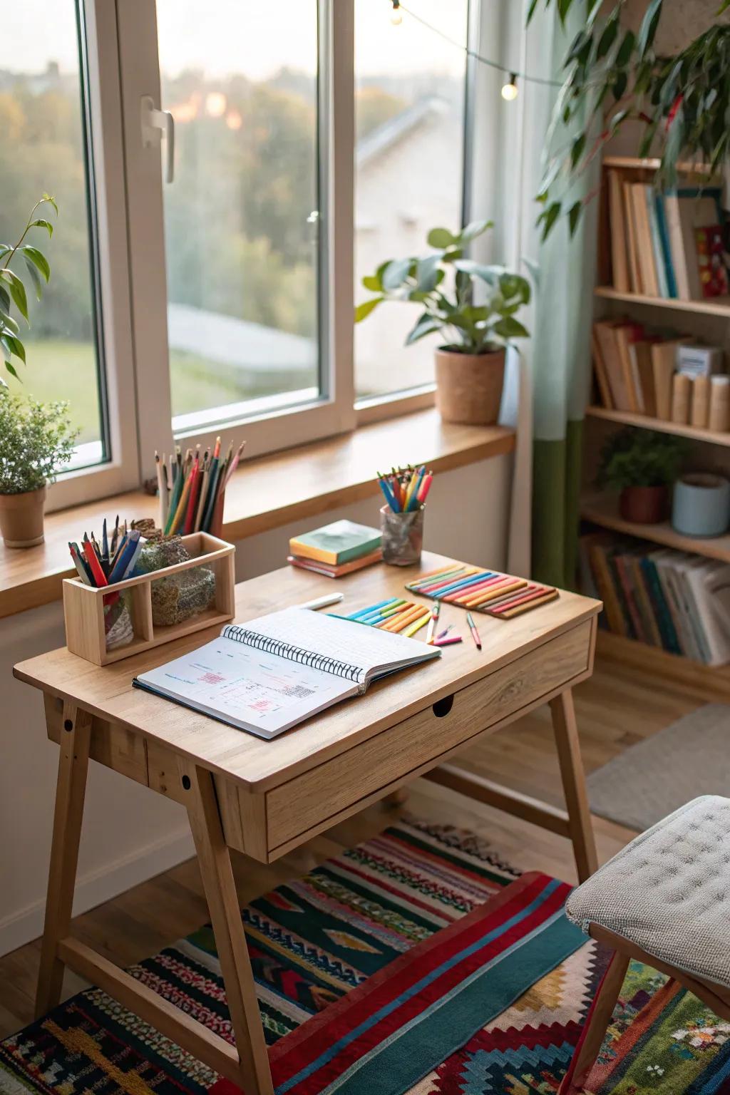 Utilizing natural light to create a revitalizing learning atmosphere.