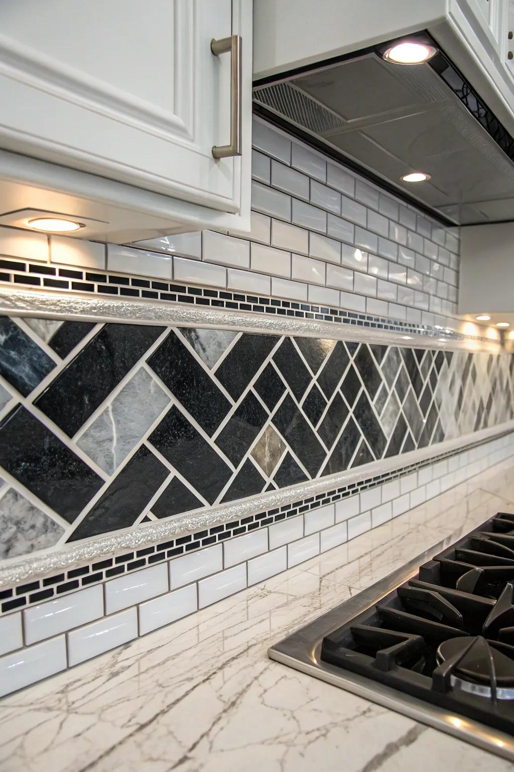 The ideal fusion of opulence through a mineral stone and crystal mix.