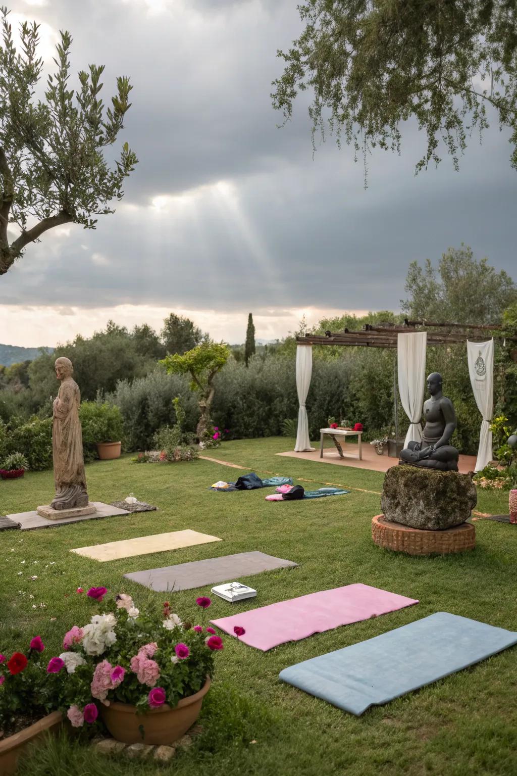 Personal touches ensure your yoga refuge mirrors your style and spirit.