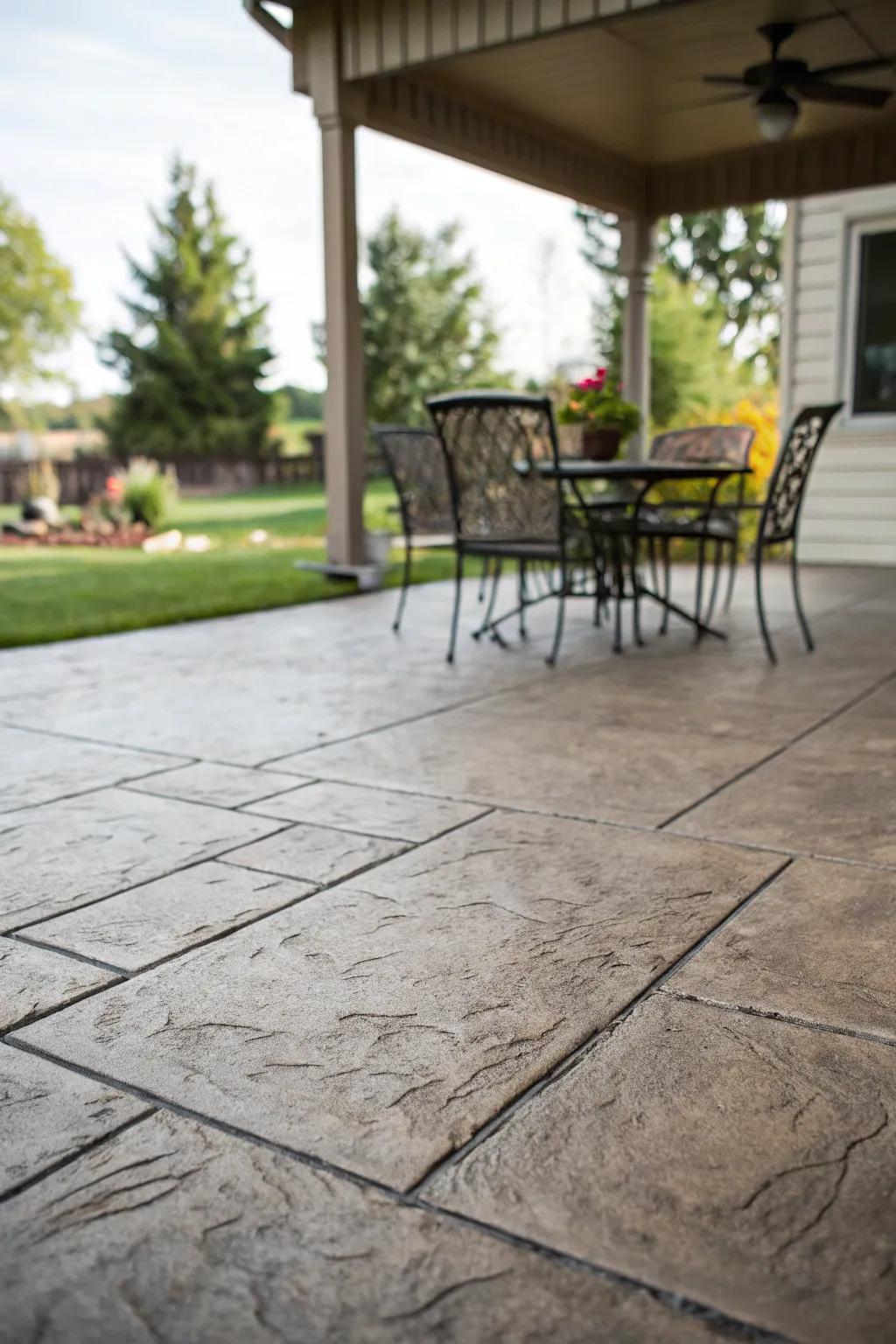 An inviting outdoor dining space on a budget-friendly patio.