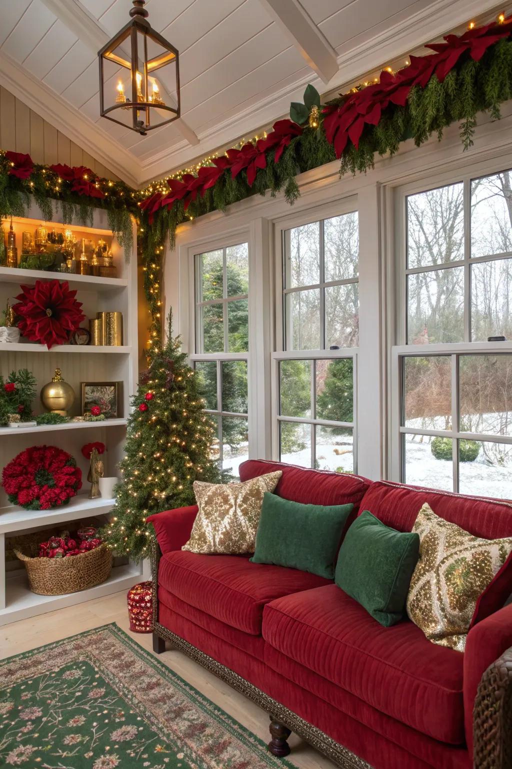 Classic colors bring timeless elegance to your sunroom.