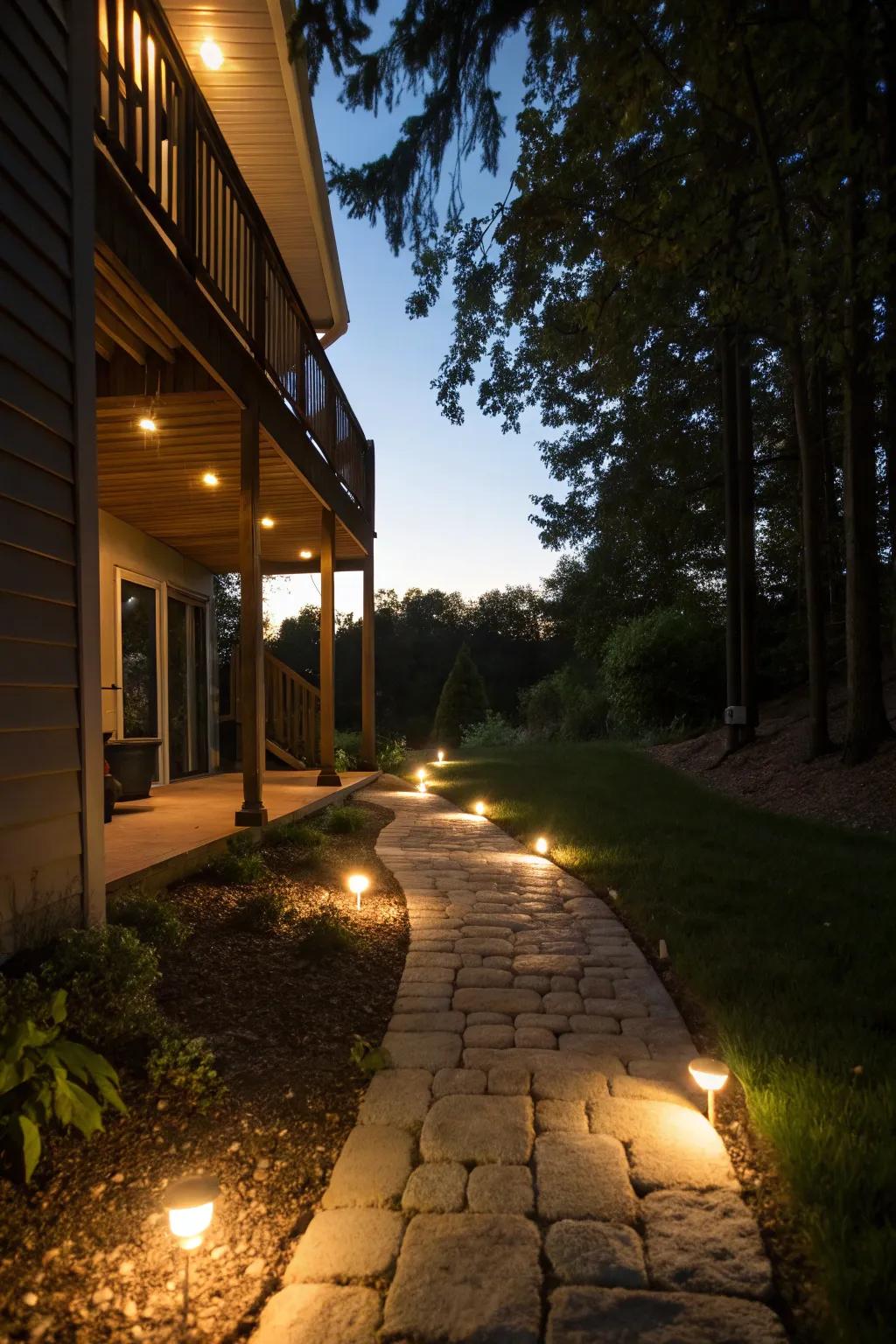 Route illumination guarantees safe and stylish navigation.