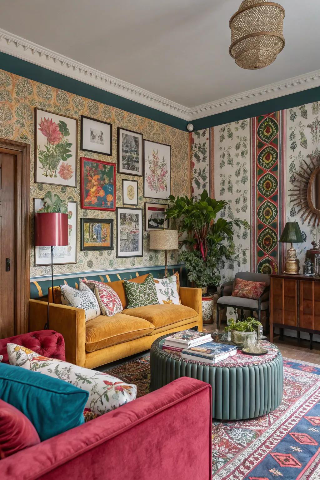 Create a bold statement with maximalist designs that exude personality.