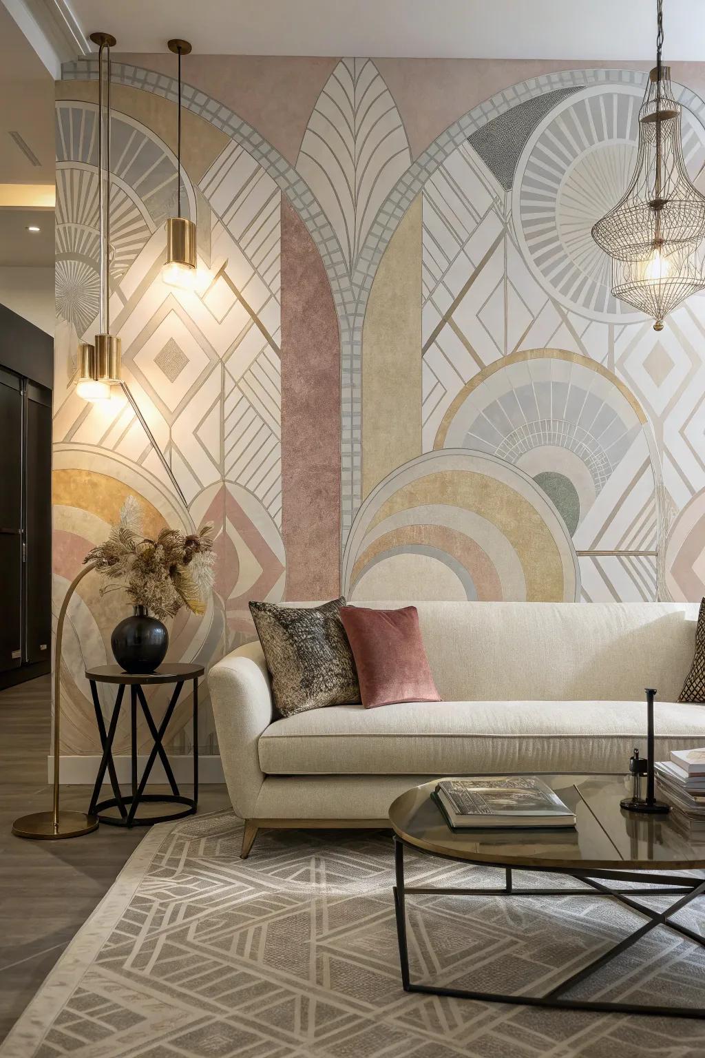 Communicate your individuality through creative wallpaper designs.