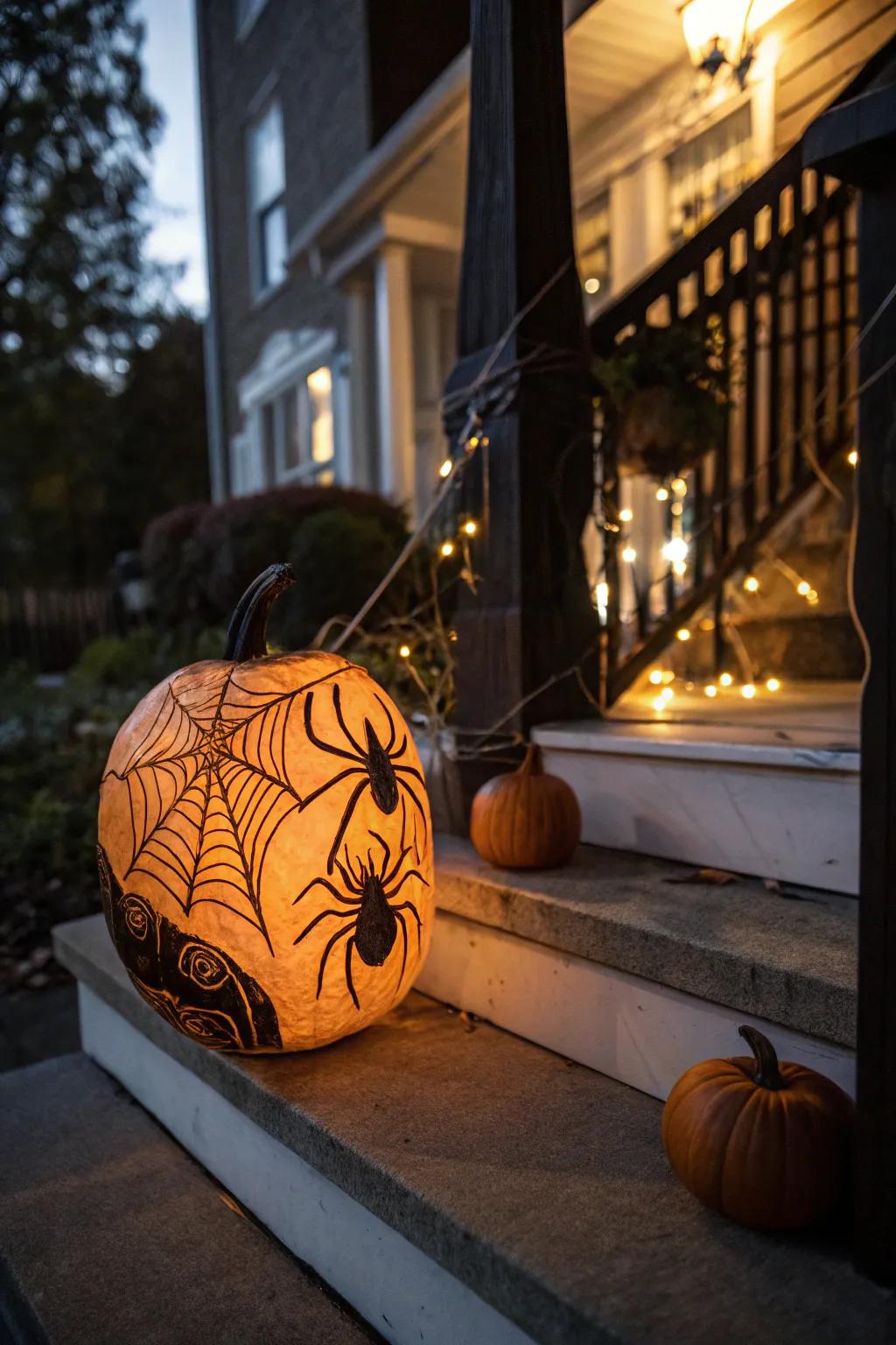 Eerie, crawly designs bring a frightening presence to your Halloween decorations.