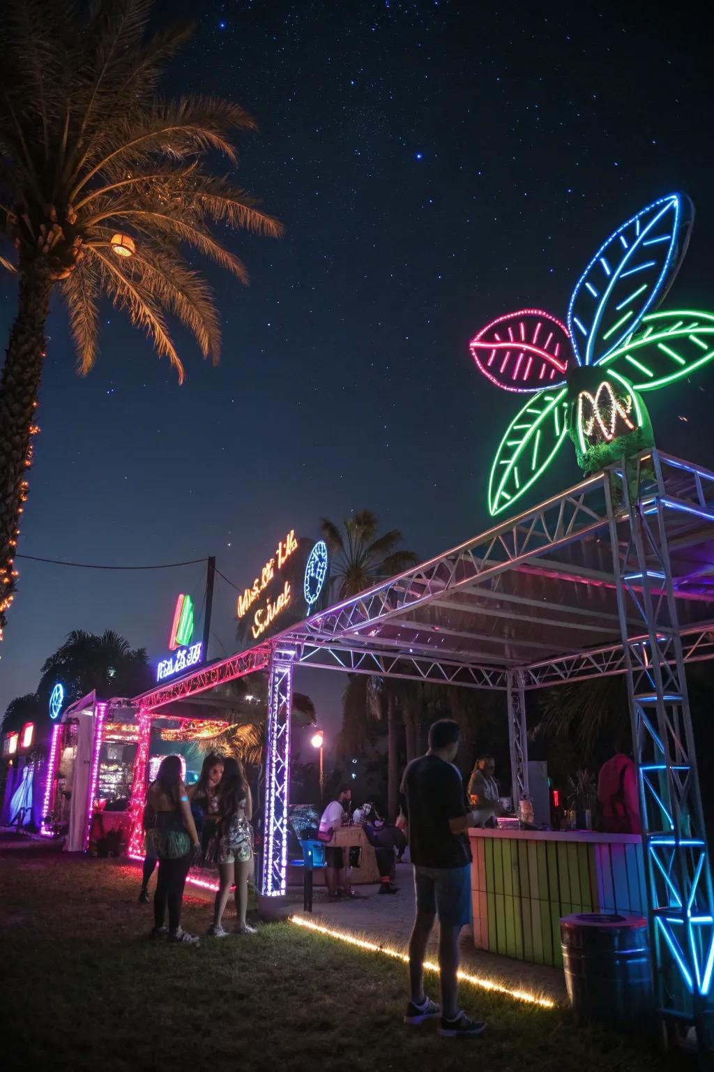 Dance the night away at a Glow in the Dark Gala.