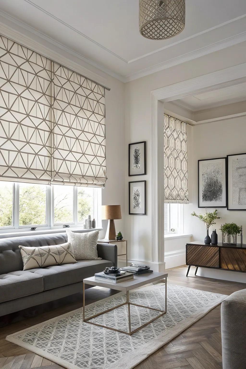 Geometric patterns add a modern twist.