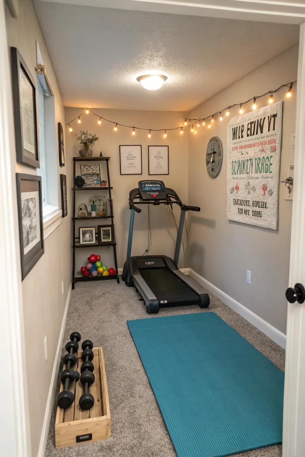 A well-utilized corner can become your favorite workout spot.