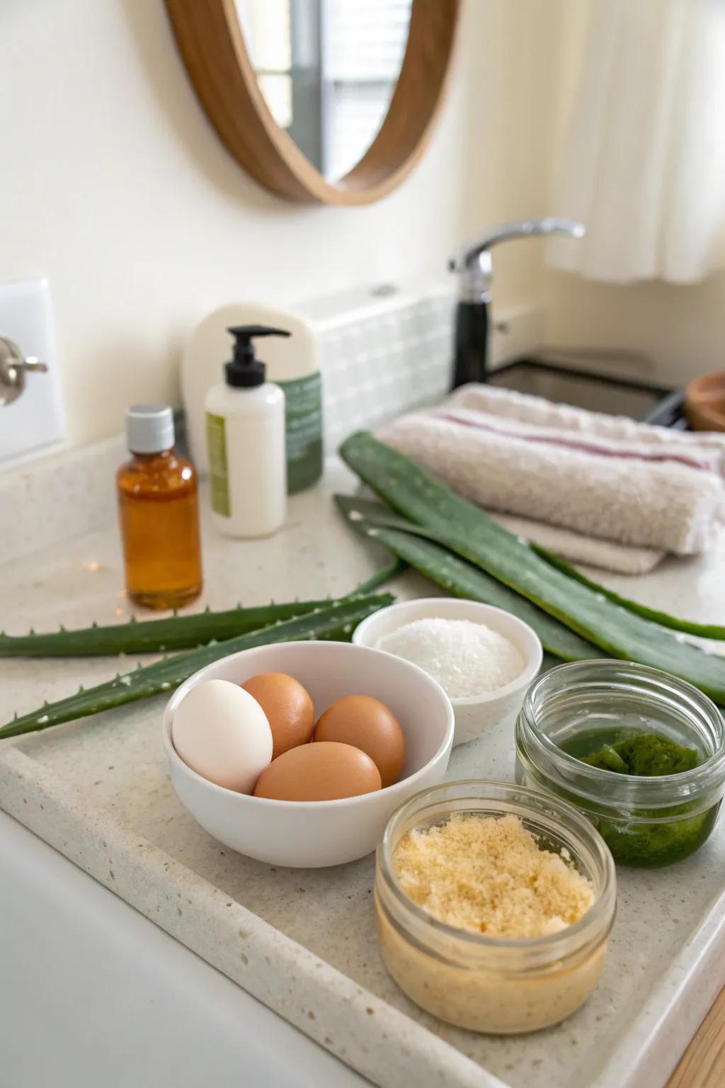 A homemade hair mask can transform your locks with natural ingredients.