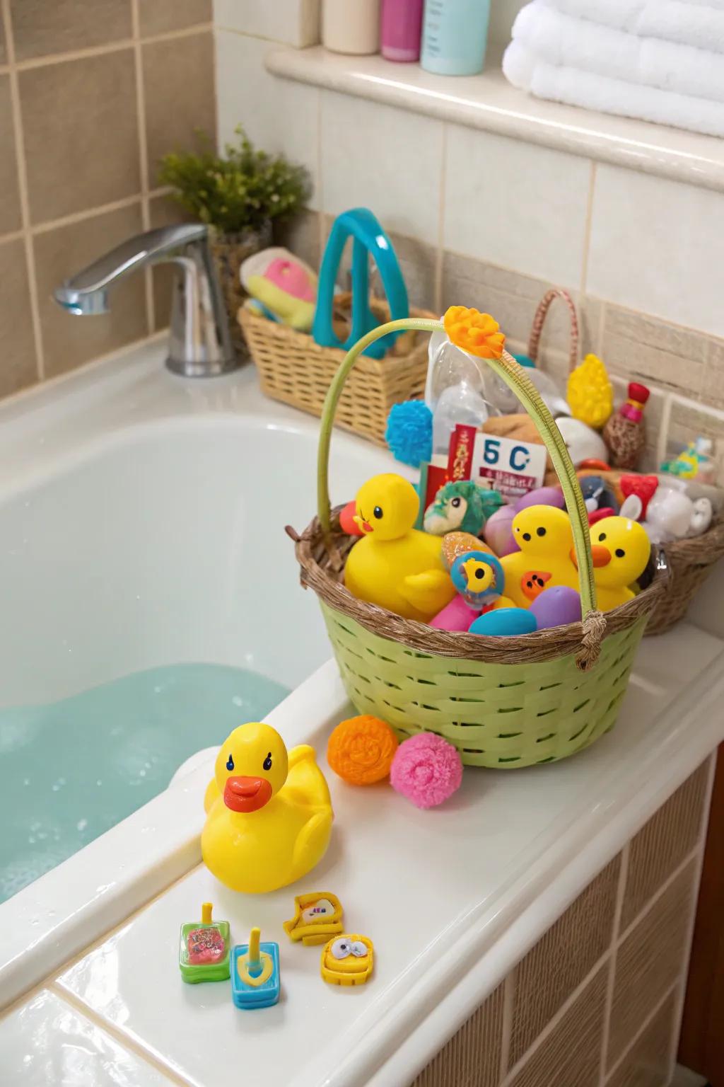 Bath time toys that make a splash in every Easter basket.